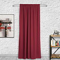Шторы Премиум красные на тесьме. Фото 3
