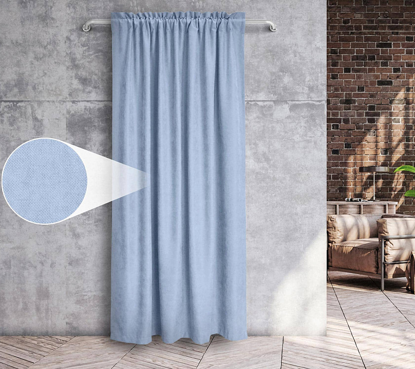 Канвас однотонные v38 с креплением Кулиска с гребешком. Фото 3