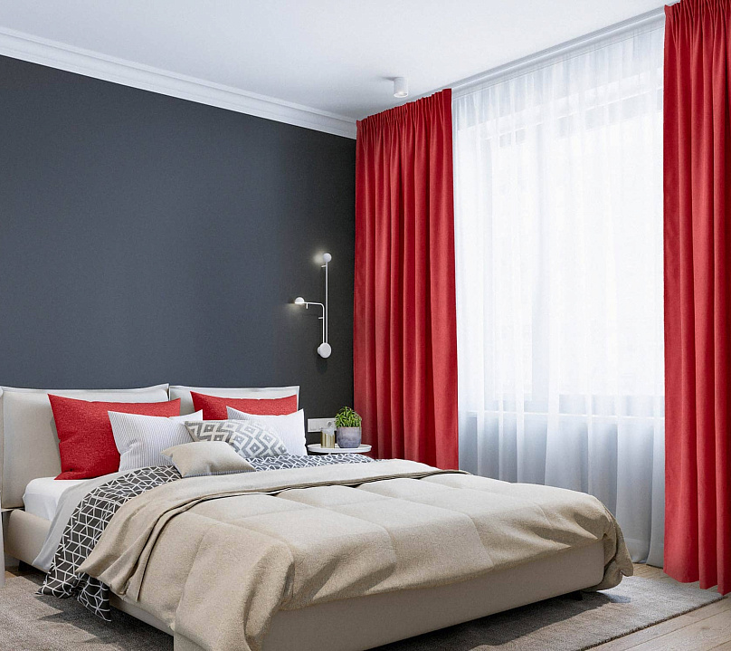 Канвас однотонные v43 с креплением Тесьма. Фото 1