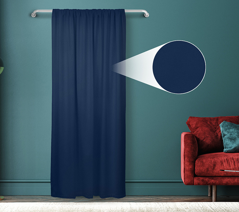 Штора Велюр матовый с креплением Кулиса v32. Фото 1