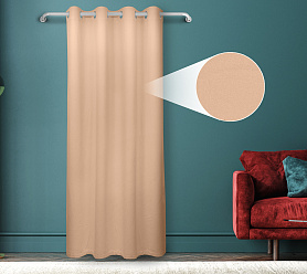 Штора Велюр матовый с креплением Люверсы v03