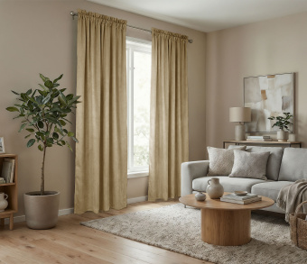 Штора Микровелюр v10 с креплением Кулиса с гребешком. Фото 2