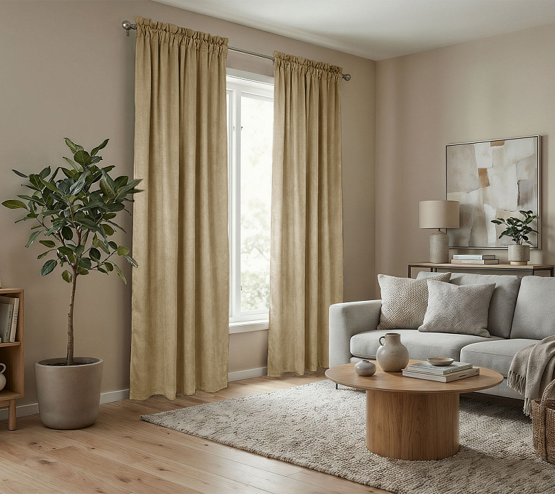 Штора Микровелюр v10 с креплением Кулиса с гребешком. Фото 2