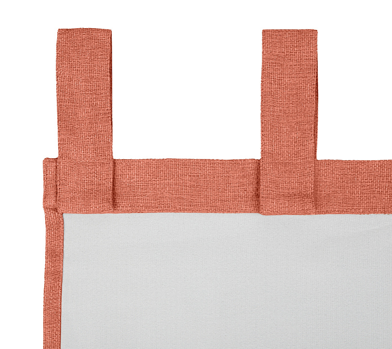 Штора Димаут Рогожка с креплением Петли с липучкой v22. Фото 4