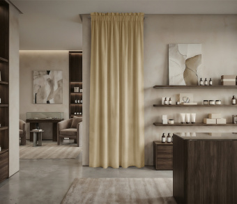 Штора Микровелюр v10 с креплением Кулиса с гребешком. Фото 1