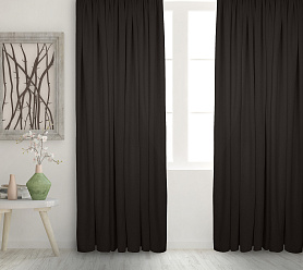 Штора Велюр матовый с креплением Кулиса с гребешком v30