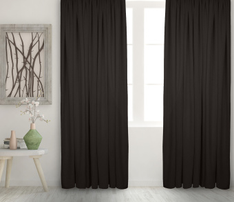 Штора Велюр матовый с креплением Кулиса с гребешком v30. Фото 2