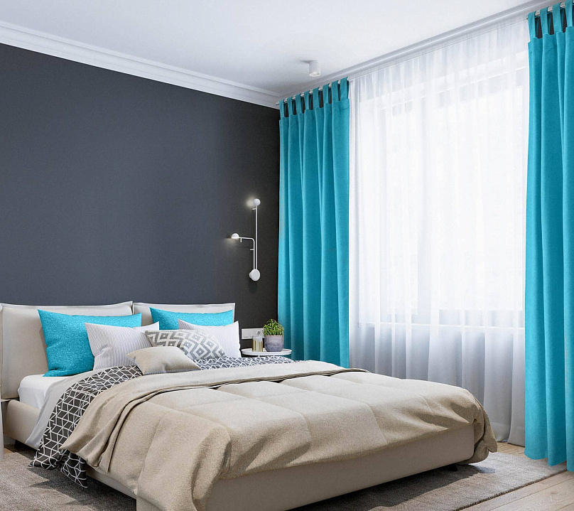 Канвас однотонные v28 с креплением Петли на липучках . Фото 1