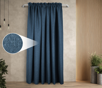 Штора Димаут Рогожка с креплением Кулиса с гребешком v19. Фото 1