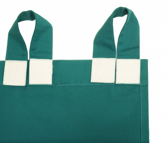 Шторы Стандарт изумрудные на петлях на липучках. Фото 5