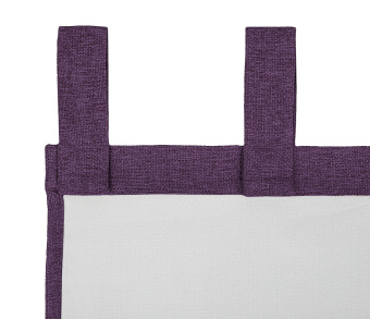 Штора Димаут Рогожка с креплением Петли с липучкой v28. Фото 4