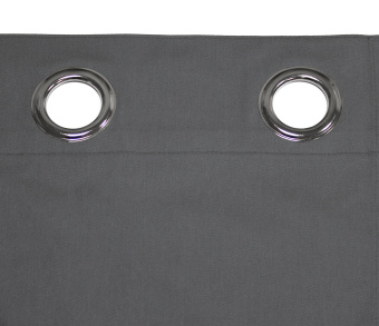 Шторы Стандарт серые на люверсах. Фото 5