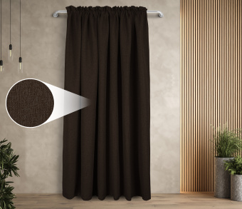 Штора Димаут Рогожка с креплением Кулиса с гребешком v27. Фото 1