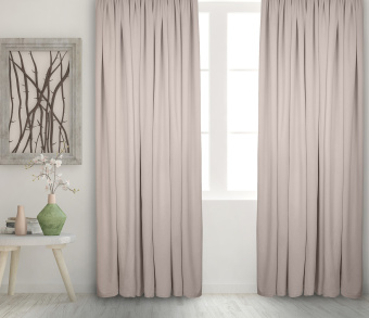 Штора Велюр матовый с креплением Кулиса v09. Фото 2