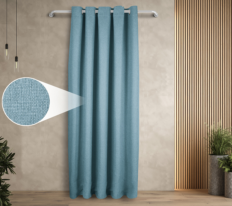 Штора Димаут Рогожка с креплением Люверсы v16. Фото 1