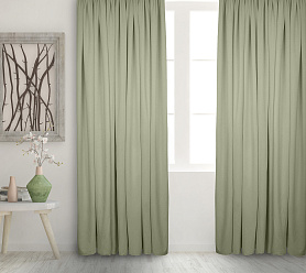 Штора Велюр матовый с креплением Кулиса v13