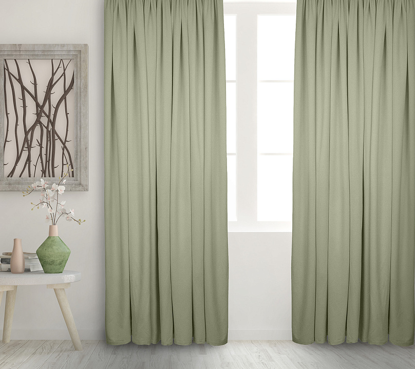 Штора Велюр матовый с креплением Кулиса v13. Фото 2