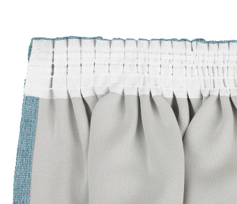 Штора Димаут Рогожка с креплением Шторная тесьма v16. Фото 5