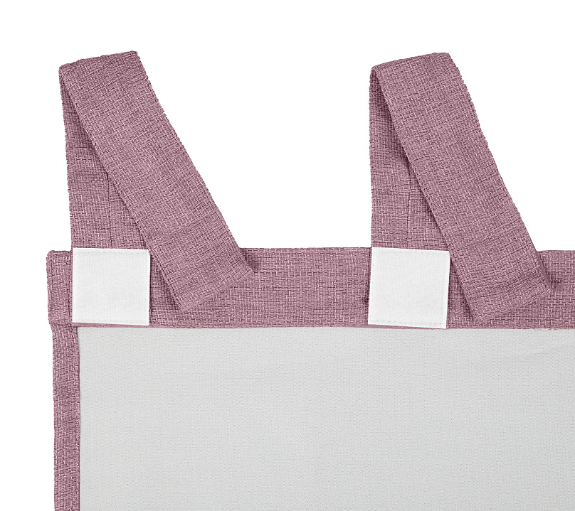 Штора Димаут Рогожка с креплением Петли с липучкой v23. Фото 5