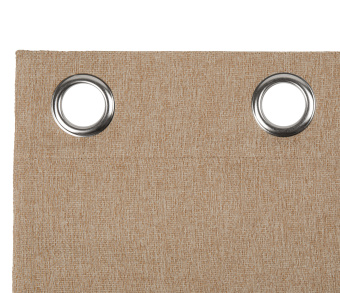 Штора Димаут Рогожка с креплением Люверсы v06. Фото 3