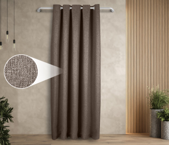 Штора Димаут Рогожка с креплением Люверсы v25. Фото 1