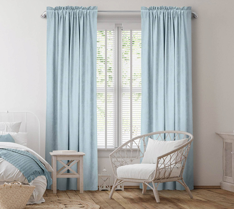 Канвас однотонные v37 с креплением Кулиска с гребешком. Фото 2