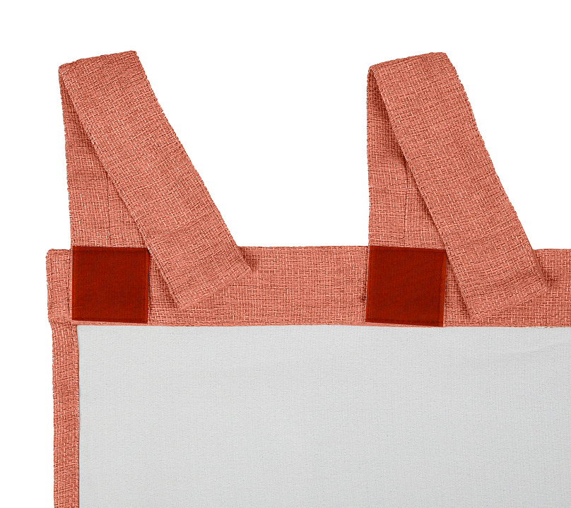 Штора Димаут Рогожка с креплением Петли с липучкой v22. Фото 5