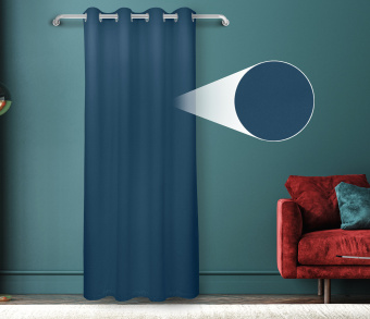 Штора Велюр матовый с креплением Люверсы v20. Фото 1