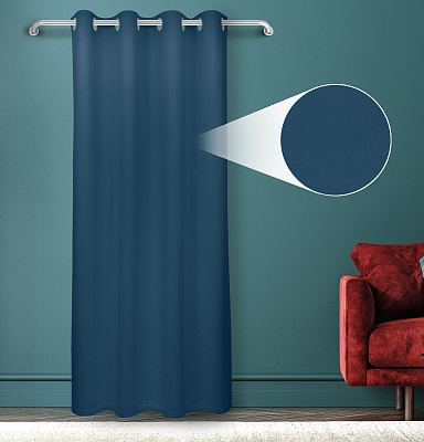 Штора Велюр матовый с креплением Люверсы v20