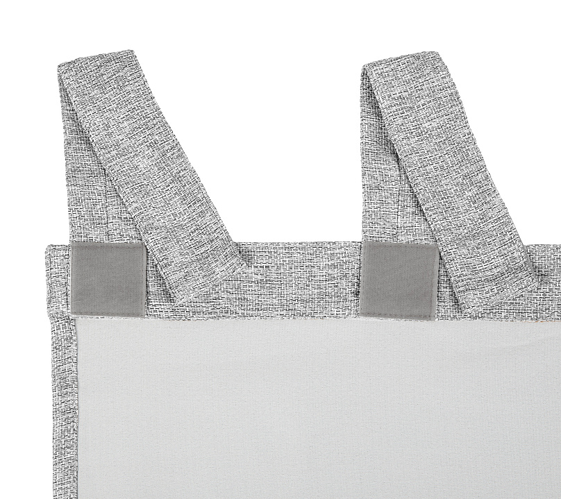 Штора Димаут Рогожка с креплением Петли с липучкой v11. Фото 5