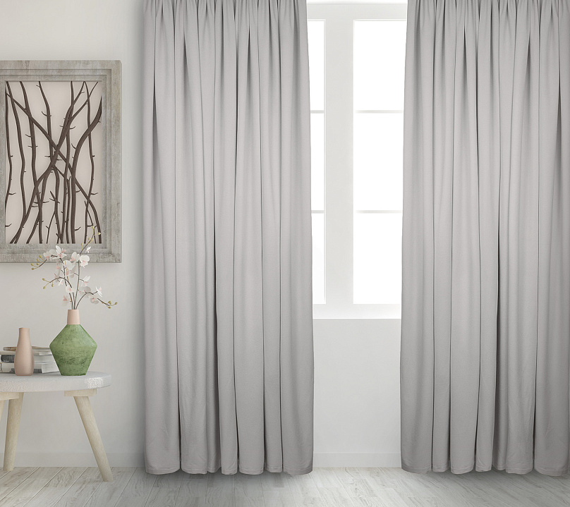 Штора Велюр матовый с креплением Кулиса v10. Фото 2