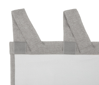 Штора Димаут Рогожка с креплением Петли с липучкой v10. Фото 5