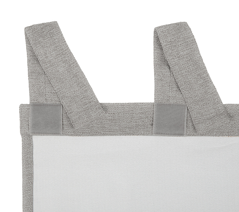 Штора Димаут Рогожка с креплением Петли с липучкой v10. Фото 5