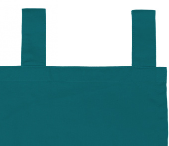 Шторы Стандарт изумрудные на петлях без липучек. Фото 5