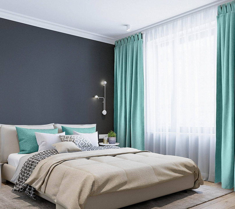 Канвас однотонные v27 с креплением Петли без липучек . Фото 1