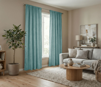 Штора Микровелюр v19 с креплением Кулиса. Фото 2