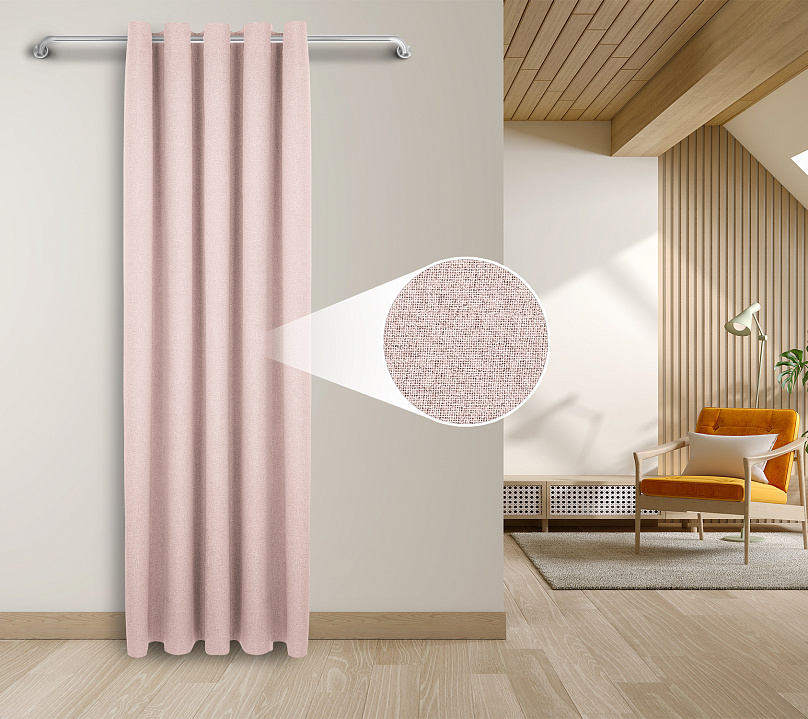 Штора Блэкаут Долли с креплением Люверсы v07. Фото 1