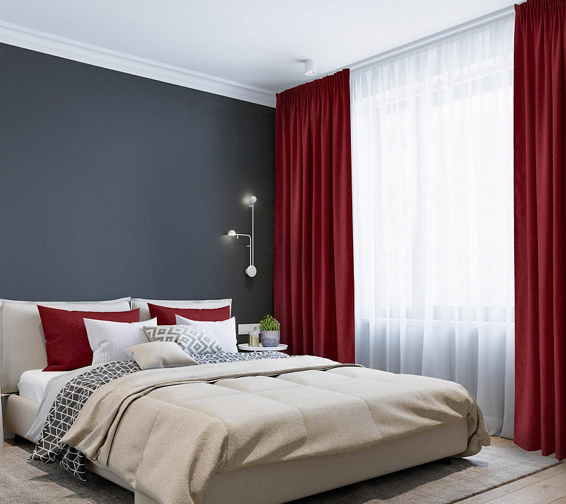 Канвас однотонные v44 с креплением Тесьма. Фото 1