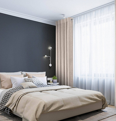 Канвас однотонные v35 с креплением Люверсы