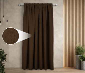 Штора Димаут Рогожка с креплением Кулиса v26. Фото 1