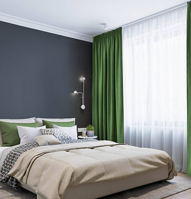 Канвас однотонные v34 с креплением Тесьма