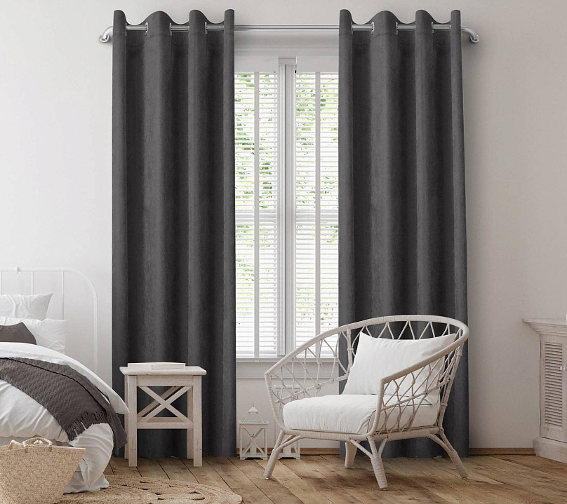 Канвас однотонные v47 с креплением Люверсы. Фото 2