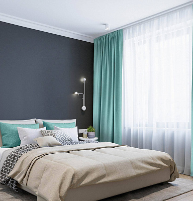 Канвас однотонные v27 с креплением Кулиска 