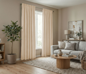 Штора Микровелюр v05 с креплением Шторная тесьма. Фото 2