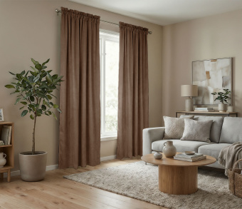 Штора Микровелюр v26 с креплением Кулиса с гребешком. Фото 2