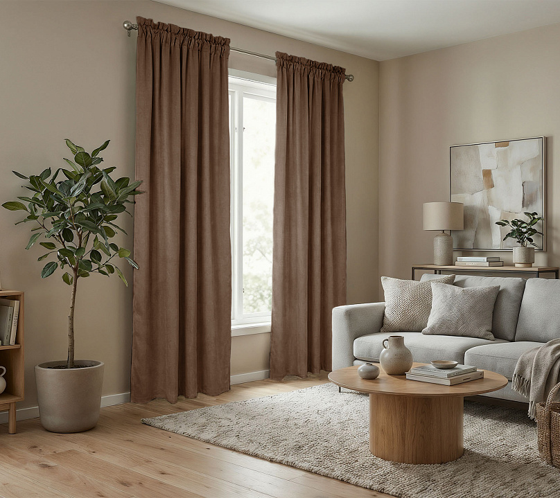 Штора Микровелюр v26 с креплением Кулиса с гребешком. Фото 2