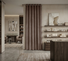 Штора Микровелюр v30 с креплением Люверсы