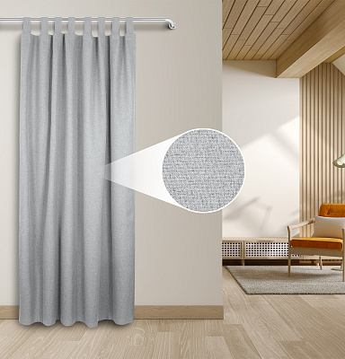 Штора Блэкаут Долли с креплением Петли с липучкой v03