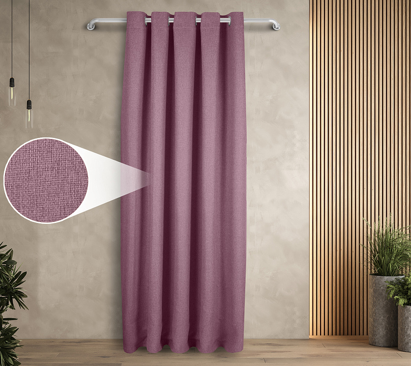 Штора Димаут Рогожка с креплением Люверсы v23. Фото 1