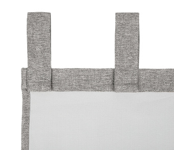 Штора Димаут Рогожка с креплением Петли с липучкой v12. Фото 4